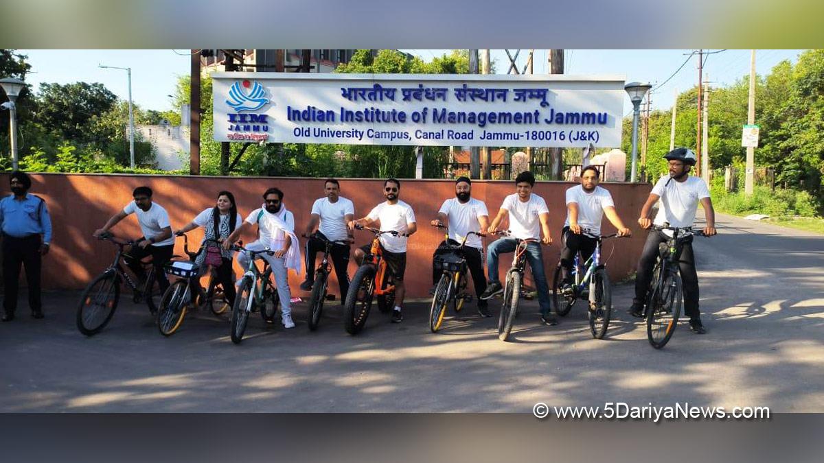 Jammu, Prof B S Sahay, Kashmir, Jammu And Kashmir, Jammu & Kashmir, World Bicycle Day, Indian Institute of Management, IIM