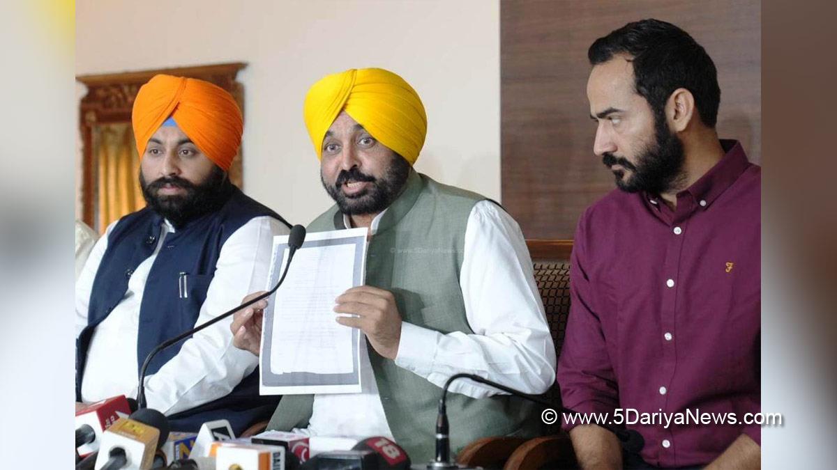 Bhagwant Mann, AAP, Aam Aadmi Party, Aam Aadmi Party Punjab, AAP Punjab, Government of Punjab, Punjab Government, Punjab, Chief Minister Of Punjab, Gurmeet Singh Meet Hayer, Harjot Singh Bains, No Share In Panjab University