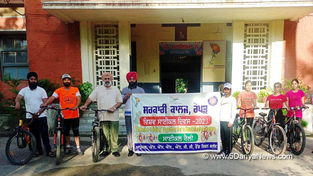 Rupnagar, Ropar, World Bicycle Day,Bicycle Day