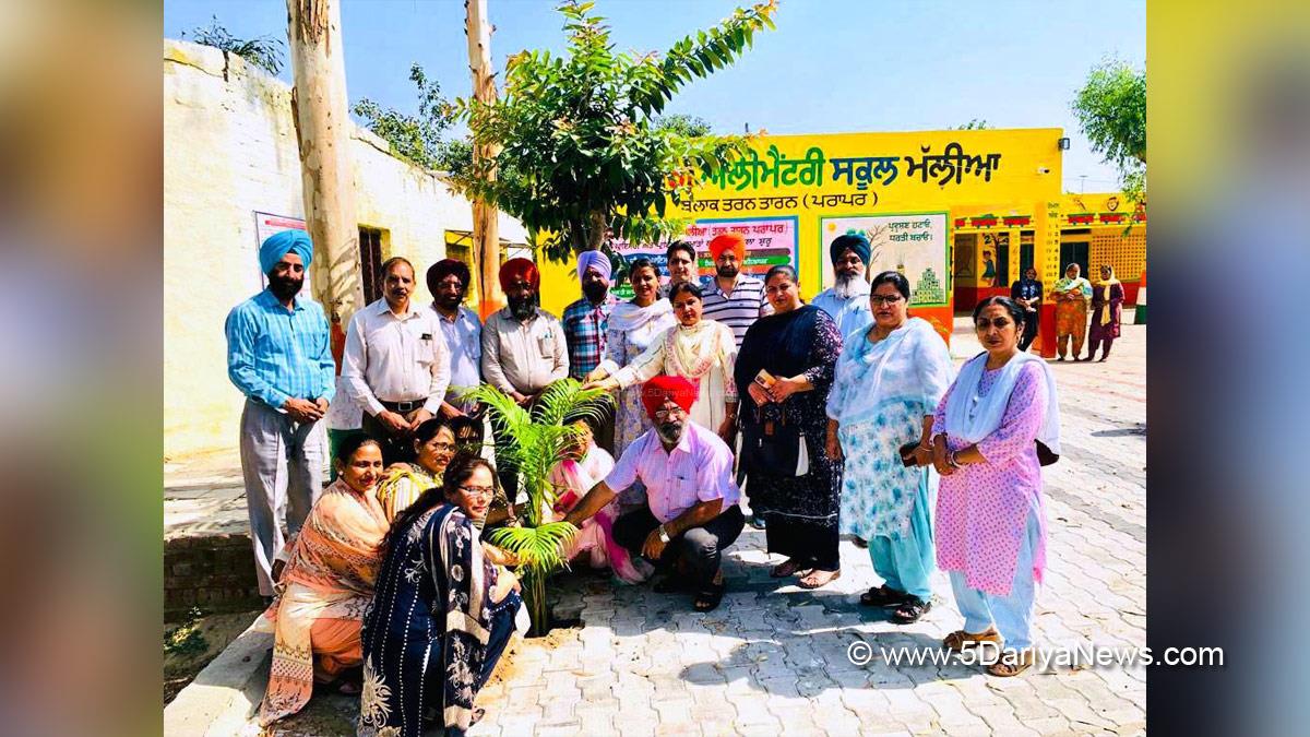 Kanwaljit Singh Dhanju, District Education Officer Tarantarn, Tarantarn, World Environment Day