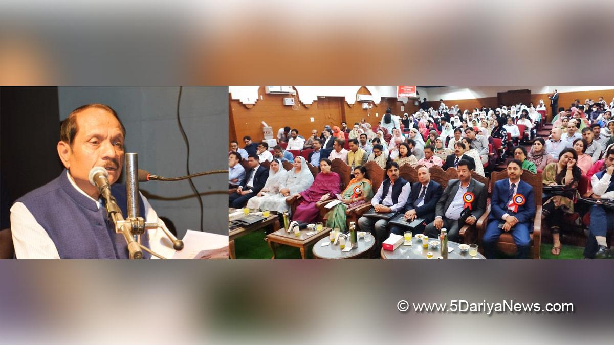 Rajiv Rai Bhatnagar, Rajeev Rai Bhatnagar, Advisor to Lieutenant Governor, Srinagar, Kashmir, Jammu And Kashmir, Jammu & Kashmir, Cluster University Srinagar, CUS, Qayyum Hussain