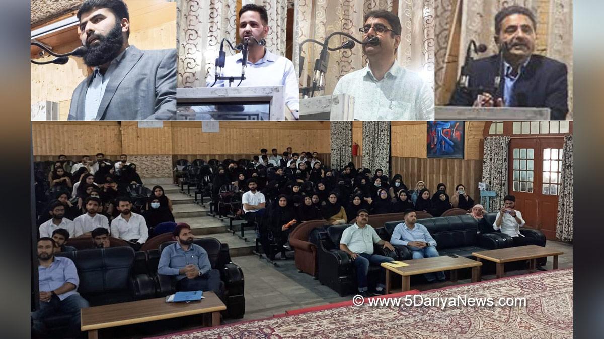 Srinagar, Kashmir, Jammu And Kashmir, Jammu & Kashmi, Sheikh Ajaz Bashir, Prof. Bashir Ahmad Rather, World Environment Week 2023