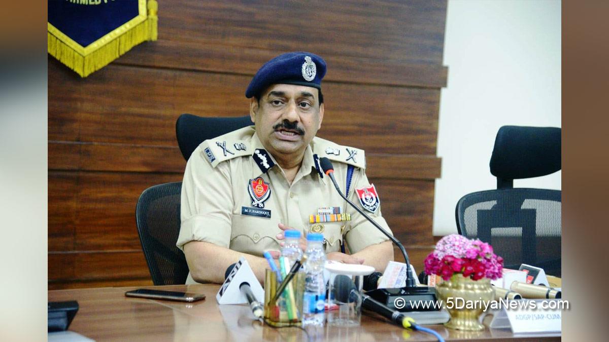 Punjab Admin, M.F Faruki, Punjab Police, Police, Hoshiarpur
