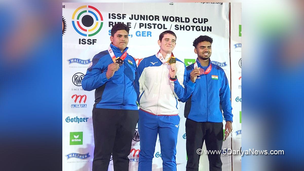 Sports News, Jr shooting World Cup, Suhl, Germany, Rajkanwar Singh Sandhu, Jatin, 25m Rapid Fire Pistol, RFP, ISSF Junior World Cup