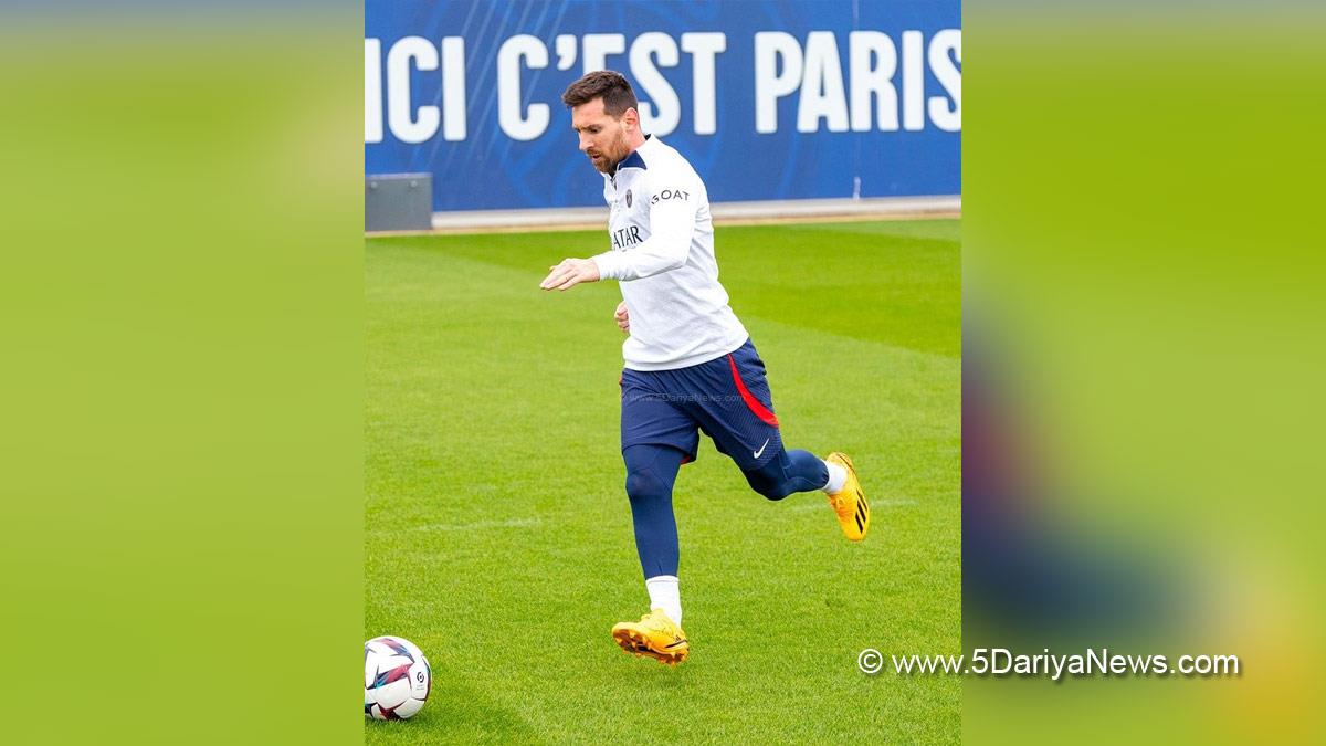 Sports News, Football, Football, Player, Argentine football star Lionel Messi, Paris