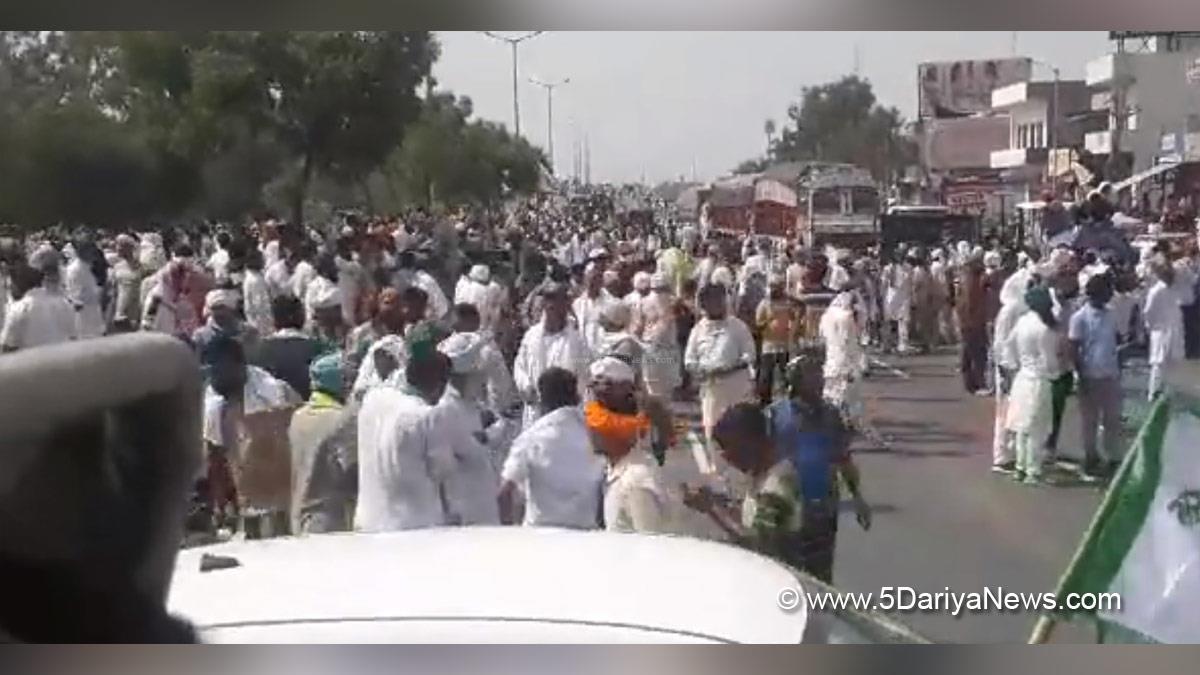 Protest, Agitation, Demonstration, National Highway Haryana Kurukshetra, Bhartiya Kisan Union, BKU