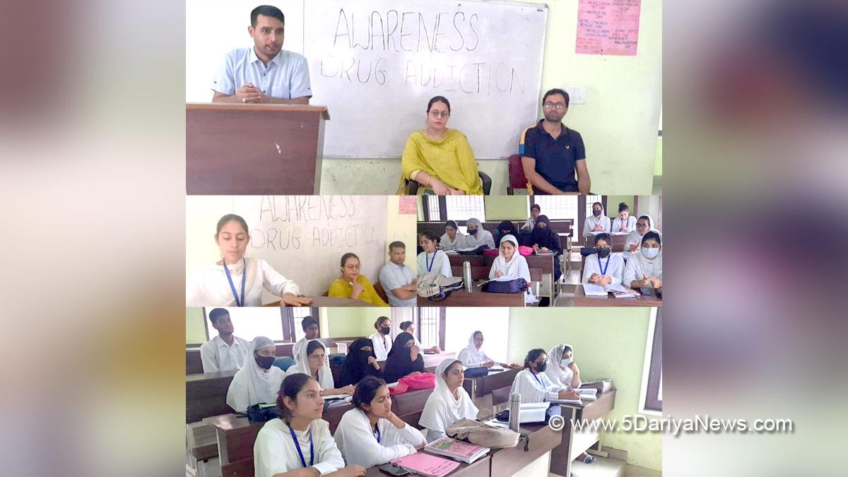 Nasha Mukt Bharat Abhiyan : Awareness camp organized at ANMT School Ramban