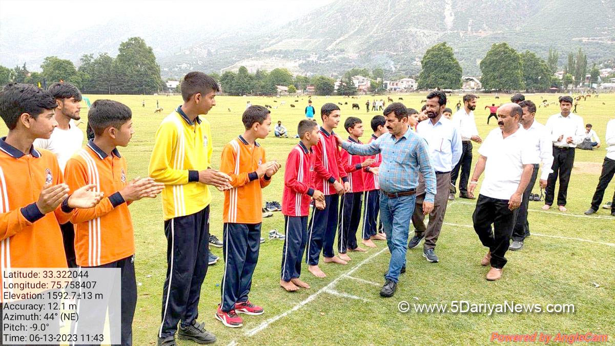 Kishtwar, Sports News, Jammu, Kashmir, Jammu And Kashmir, Jammu & Kashmir, Inter School Zone Level Multi Sports Competition, Kabaddi, Kho Kho, Volleyball, Badminton