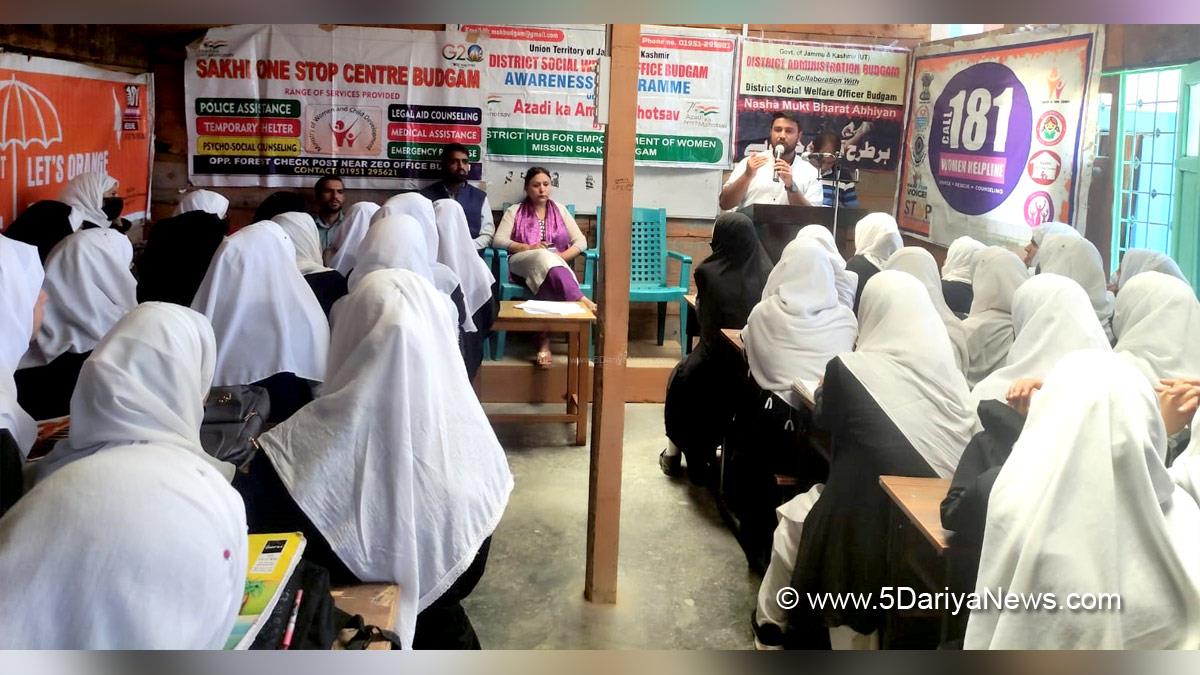 Budgam, District Hub for Empowerment of Women, DHEW, Kashmir, Jammu And Kashmir, Jammu & Kashmir, Beti Bachao Beti Padhao, BBBP, Nasha Mukht Bhara