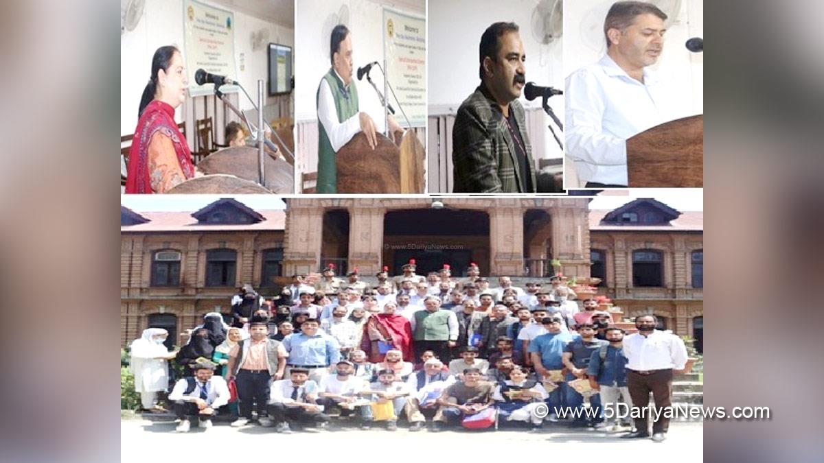 Srinagar, Director Colleges, HED, Prof. Dr Yasmeen Ashai, Jammu, Kashmir, Jammu And Kashmir, Jammu & Kashmir, Amar Singh College, Director SAGB, AICTE, Kunal Jeet Singh