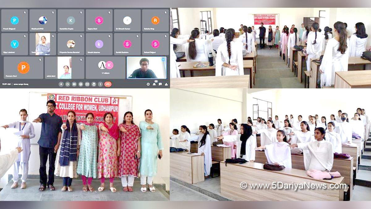 Udhampur, Prof. Anjali Mahajan, Kashmir, Jammu And Kashmir, Jammu & Kashmir, Azadi Ka Amrit Mahotsav, Blood Donation Camp, Blood Camp, World Blood Donor Day 2023