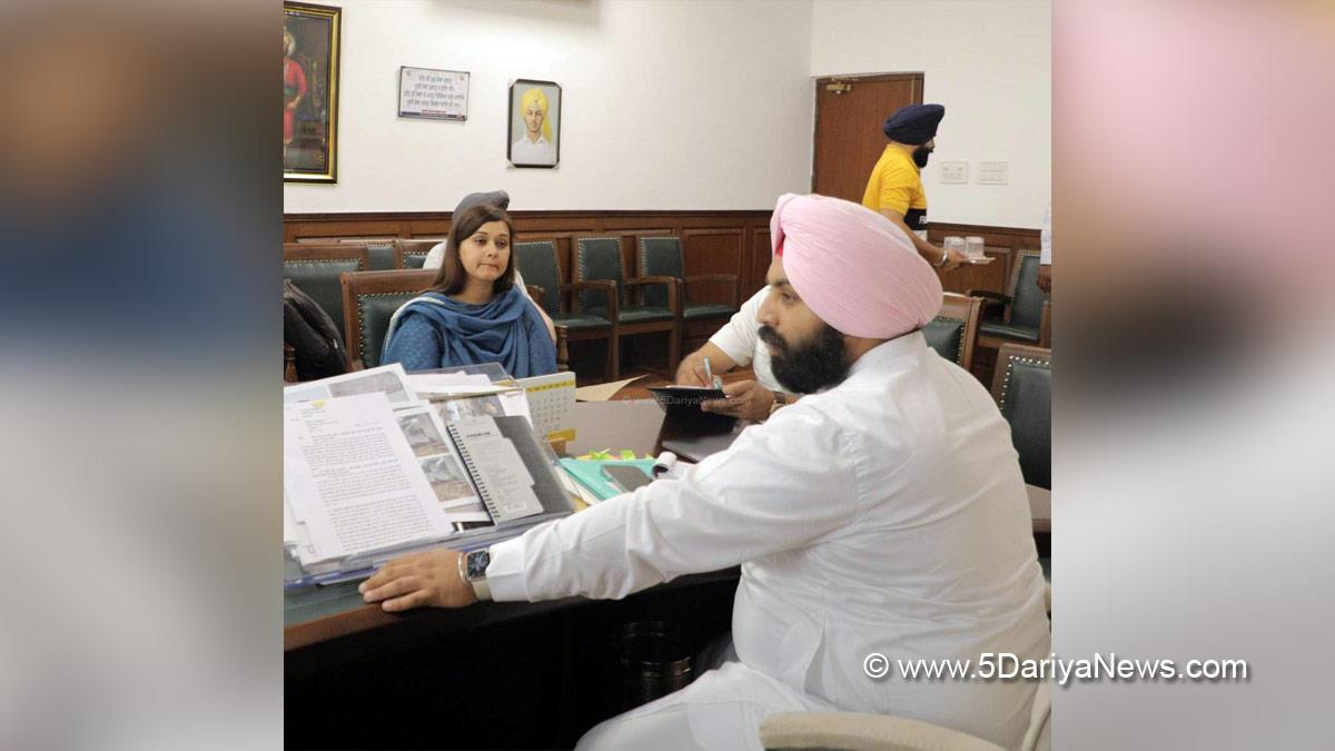 Harjot Singh Bains, AAP, Aam Aadmi Party, Aam Aadmi Party Punjab, AAP Punjab, Government of Punjab, Punjab Government