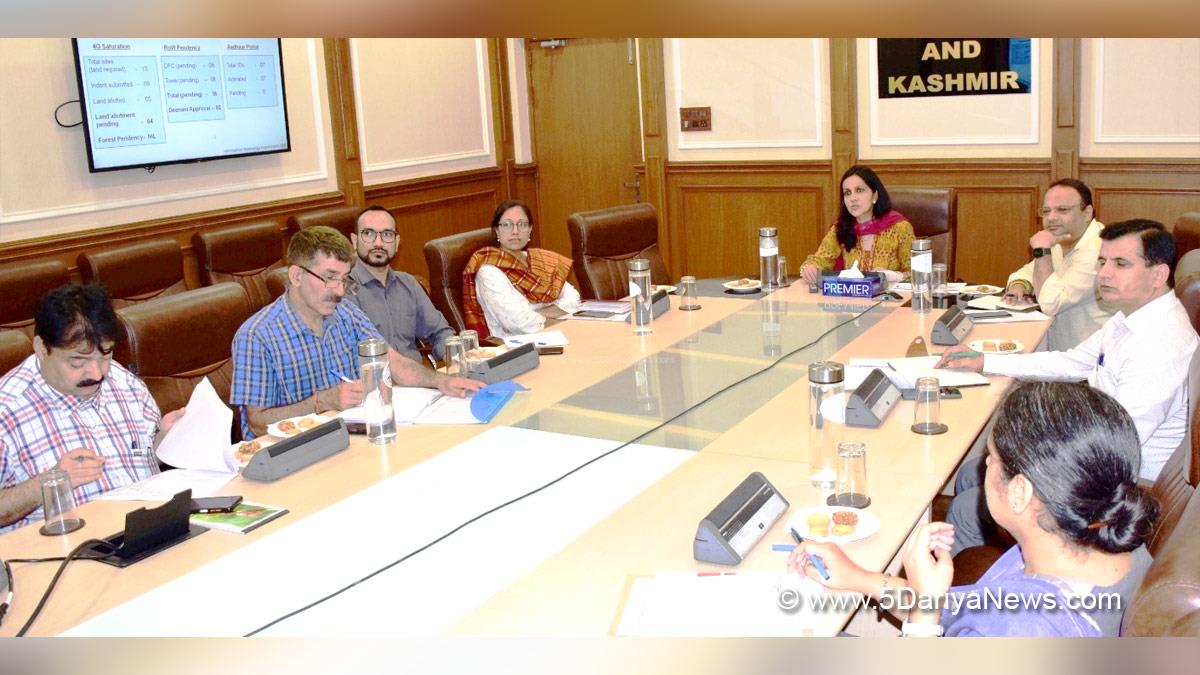 JK Admin, Jammu, Commissioner Secretary, Information Technology, Prerna Puri, GatiShakti Portal, Kashmir, Jammu And Kashmir, Jammu & Kashmir