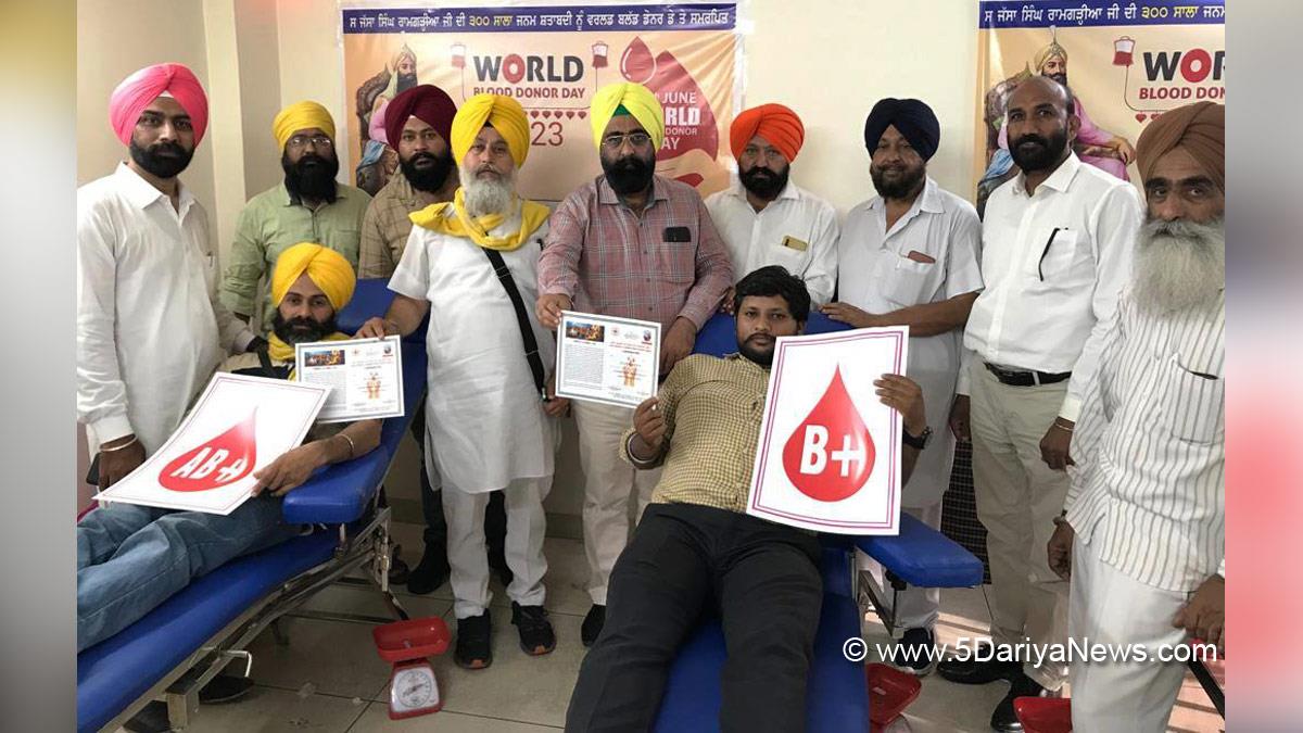 Sharanpal Singh Makkar, AAP, Aam Aadmi Party, Aam Aadmi Party Punjab, AAP Punjab, Blood Camp, Blood Donation Camp