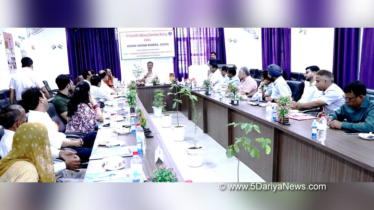 Samba, KVK Samba, Krishi Vigyan Kendra Samba, Subash Bhagat, Radha Krishan, Dr. Sabhajeet Singh, Kashmir, Jammu And Kashmir, Jammu & Kashmir