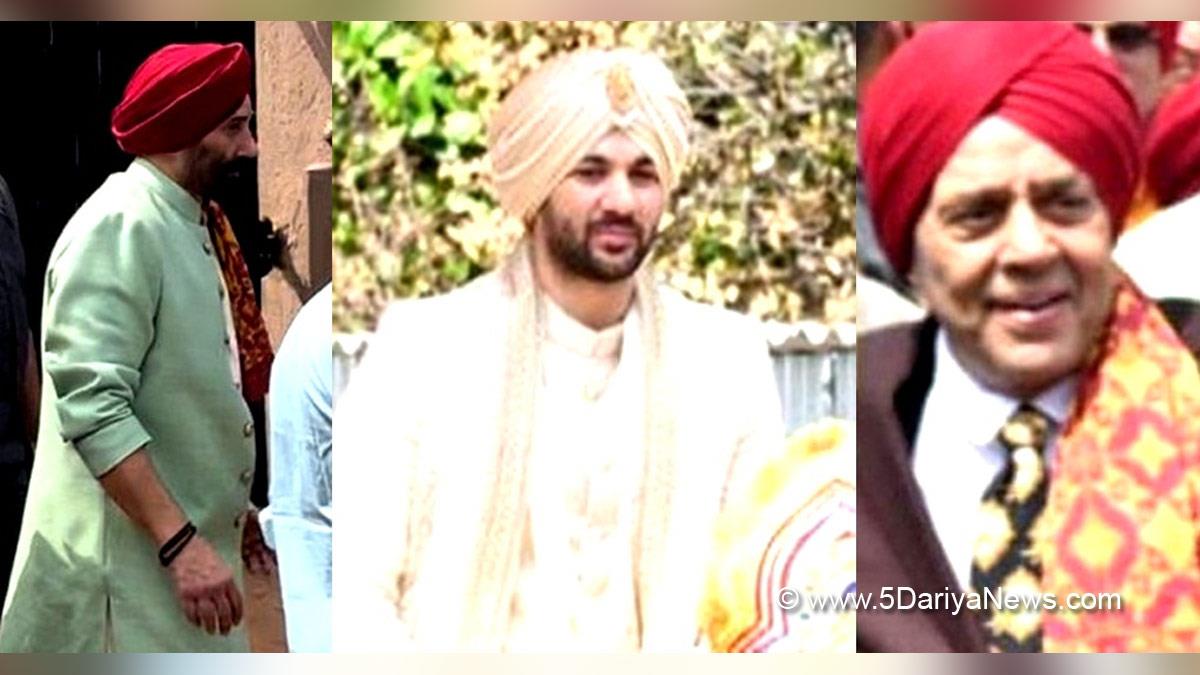 Bollywood, Entertainment, Mumbai, Actor, Cinema, Hindi Films, Movie, Mumbai News, Karan Deol vs Drisha Acharya Wedding , Karan Deol Wedding, Dharmendra, Sunny Deol 