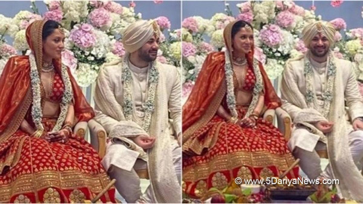 Bollywood, Entertainment, Mumbai, Actor, Cinema, Hindi Films, Movie, Mumbai News, Karan Deol vs Drisha Acharya Wedding , Karan Deol Wedding, Dharmendra, Sunny Deol, Taj Lands