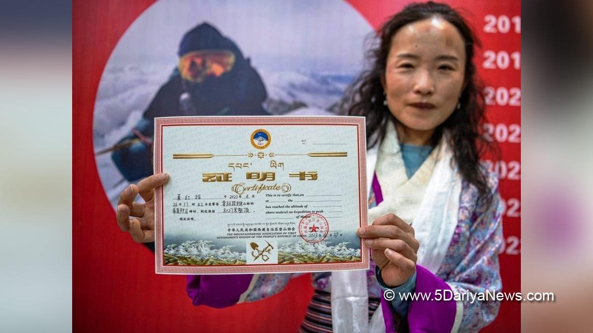 Khas Khabar, Tang Hongxuan, 8000 Meter Fourteen Peaks, Mountaineering, Chinese Woman, Chinese Woman Tang Hongxuan
