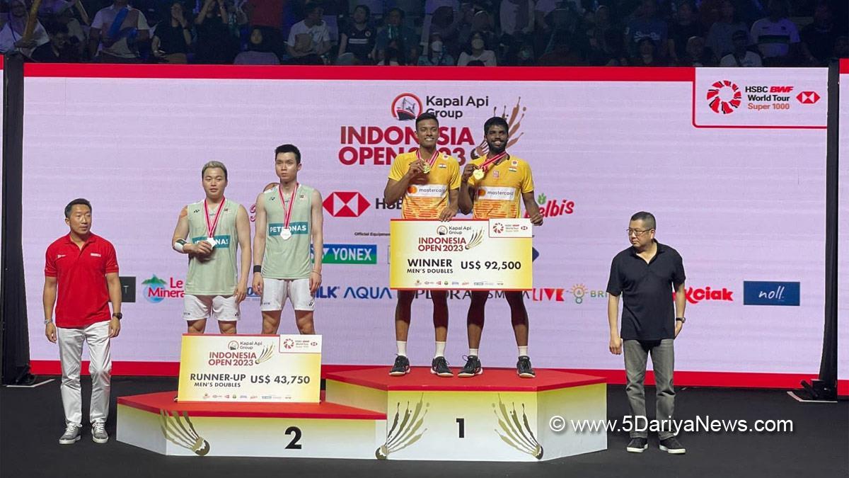 Sports News , Badminton , Indonesia Open , Satwik , Chirag , Satwiksairaj , Rankireddy , Indonesia Open 2023 , Jakarta