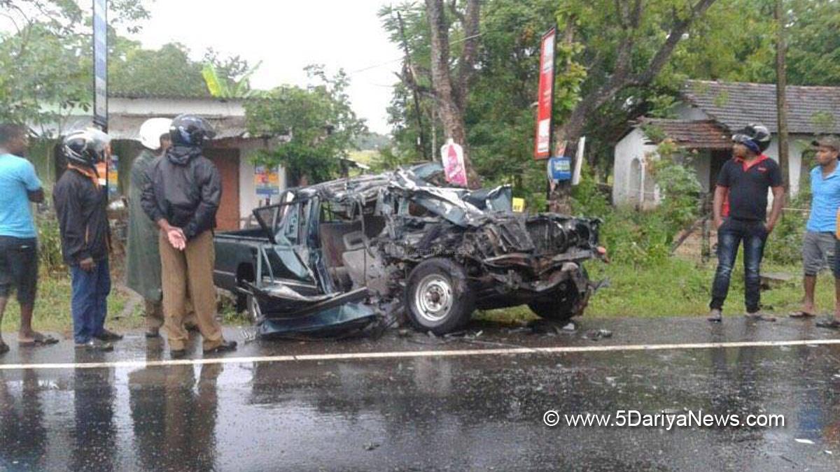Hadsa World, Hadsa , Accident, Road Accident, Colombo,Sri Lanka, Lasantha Alagiyawanna