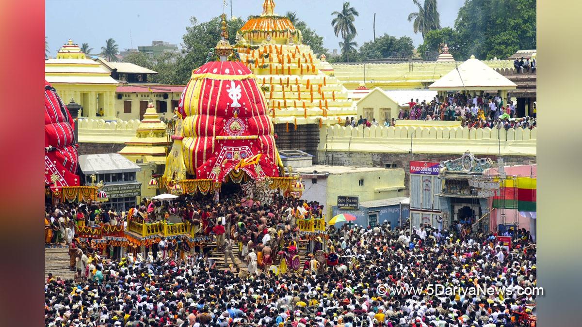 Religious, Rath Yatra 2023, Lord Jagannath, Lord Balabhadra, Devi Subhadra, Ratna Simhasan, Pahandi Bije, Taladhwaja, Darpadalana, Nandighosa, Odisha, Bhubaneswar