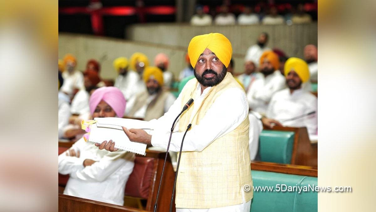 Bhagwant Mann, AAP, Aam Aadmi Party, Aam Aadmi Party Punjab, AAP Punjab, Government of Punjab, Punjab Government, Punjab, Chief Minister Of Punjab, Punjab Assembly Passes Bill, Gurbani Live Telecast, Sikh Gurdwara Amendment Bill 2023, Shiromani Gurdwara Parbandhak Committee, SGPC, Gurdwaras Act 1925