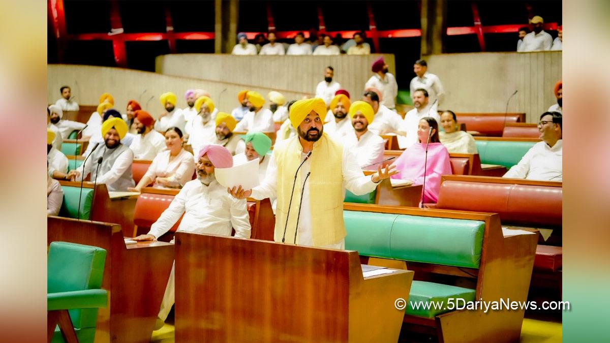 Bhagwant Mann, AAP, Aam Aadmi Party, Aam Aadmi Party Punjab, AAP Punjab, Government of Punjab, Punjab Government, Punjab, Chief Minister Of Punjab, Banwari Lal Purohit, Banwarilal Purohit, Governor of Punjab, Punjab Governor, Punjab Raj Bhavan, Punjab Assembly Passes Bill, Punjab Universities Laws Amendment Bill 2023, Article 167 B, Chancellor State Run Universities