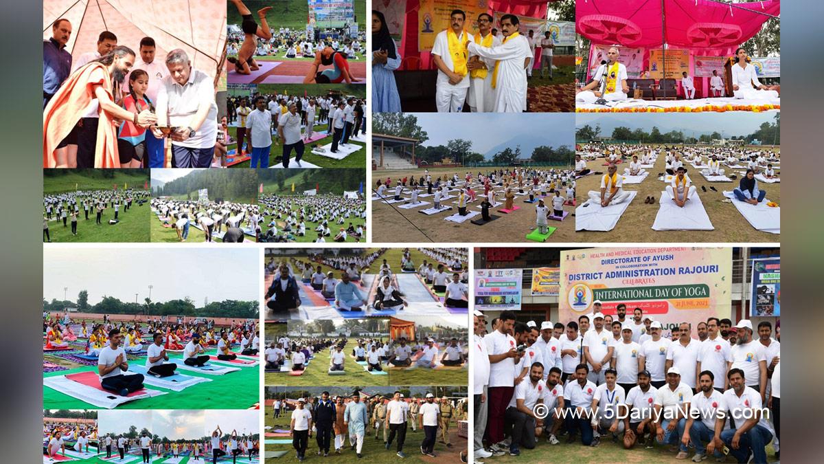 Jammu, Kashmir, Jammu And Kashmir, Jammu & Kashmir, 9th International Yoga Day, International Yoga Day 2023, Yoga Day, Yoga Day 2023, Vasudhaiva Kutumbakam