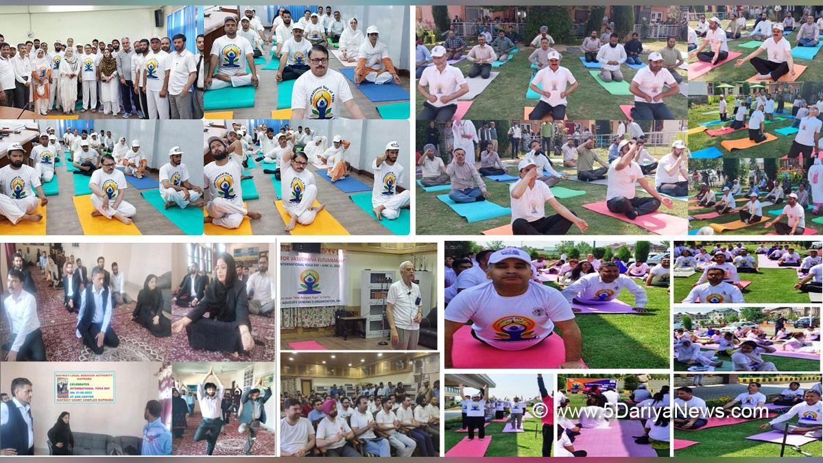Srinagar, Kashmir, Jammu And Kashmir, Jammu & Kashmir, 9th International Yoga Day, International Yoga Day 2023, Yoga Day, Yoga Day 2023