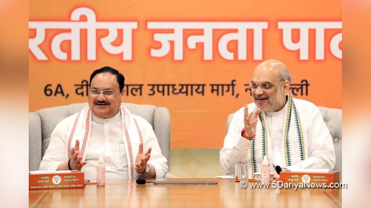 Amit Shah, Union Home Minister, BJP, Bharatiya Janata Party, Jagat Prakash Nadda, BJP President, BJP, Bharatiya Janata Party