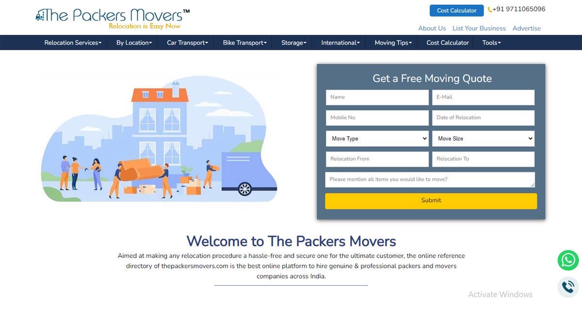The packers movers, Bangalore, Thepackersmovers Bangalore services, Thepackersmovers.com, Thepackersmovers