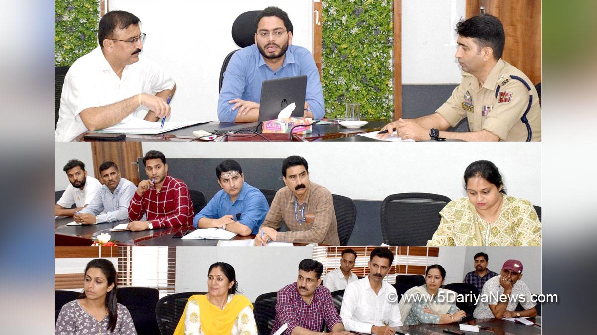 Udhampur, DDC Udhampur, District Development Commissioner Udhampur, Sachin Kumar Vaishya, Kashmir, Jammu And Kashmir, Jammu & Kashmir, Joginder Singh Jasrotia