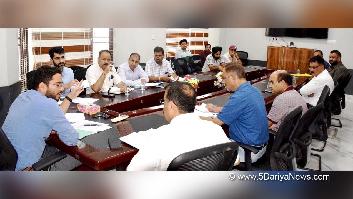 Udhampur, DDC Udhampur, District Development Commissioner Udhampur, Sachin Kumar Vaishya, Kashmir, Jammu And Kashmir, Jammu & Kashmir, Joginder Singh Jasrotia
