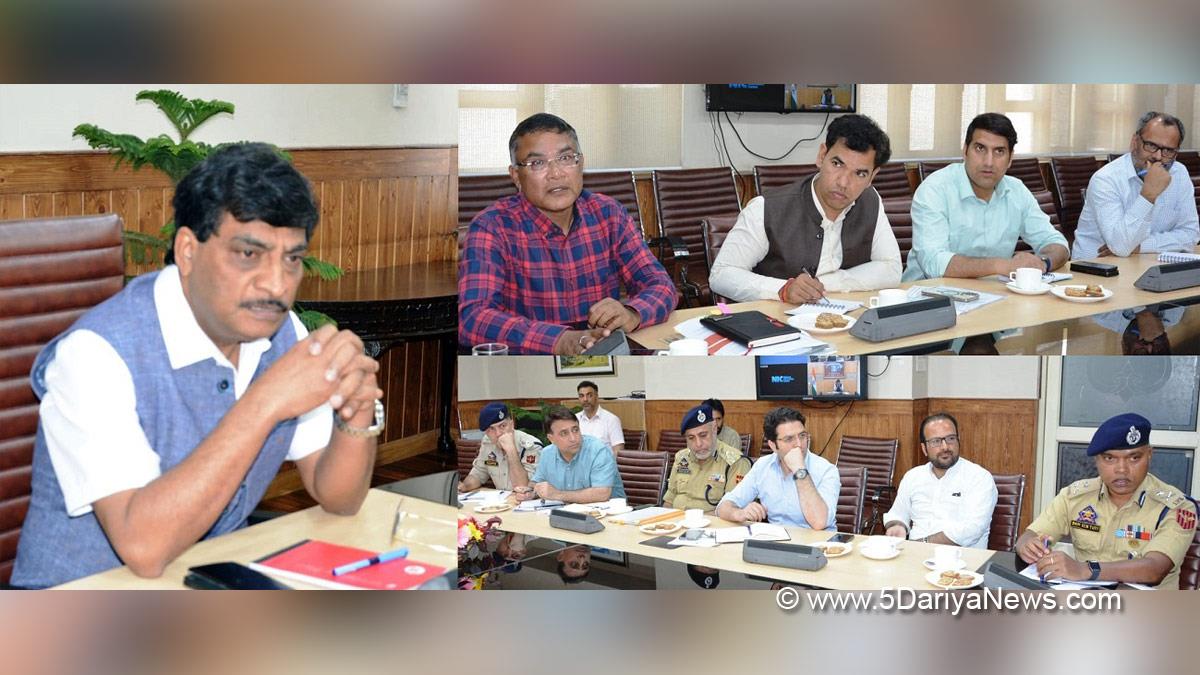 Arun Kumar Mehta, Dr. Arun Kumar Mehta, Kashmir, Jammu And Kashmir, Jammu & Kashmir, Chief Secretary Kashmir, Intelligent Traffic Management System, ITMS, Shri Amarnath Ji Yatra, Shri Amarnathji Yatra 2023, Amarnathji Yatra, Amarnathji Yatra 2023, Shri Amarnath Ji Pilgrimage, Shri Amarnathji Shrine Board, SASB, SANJY-2023