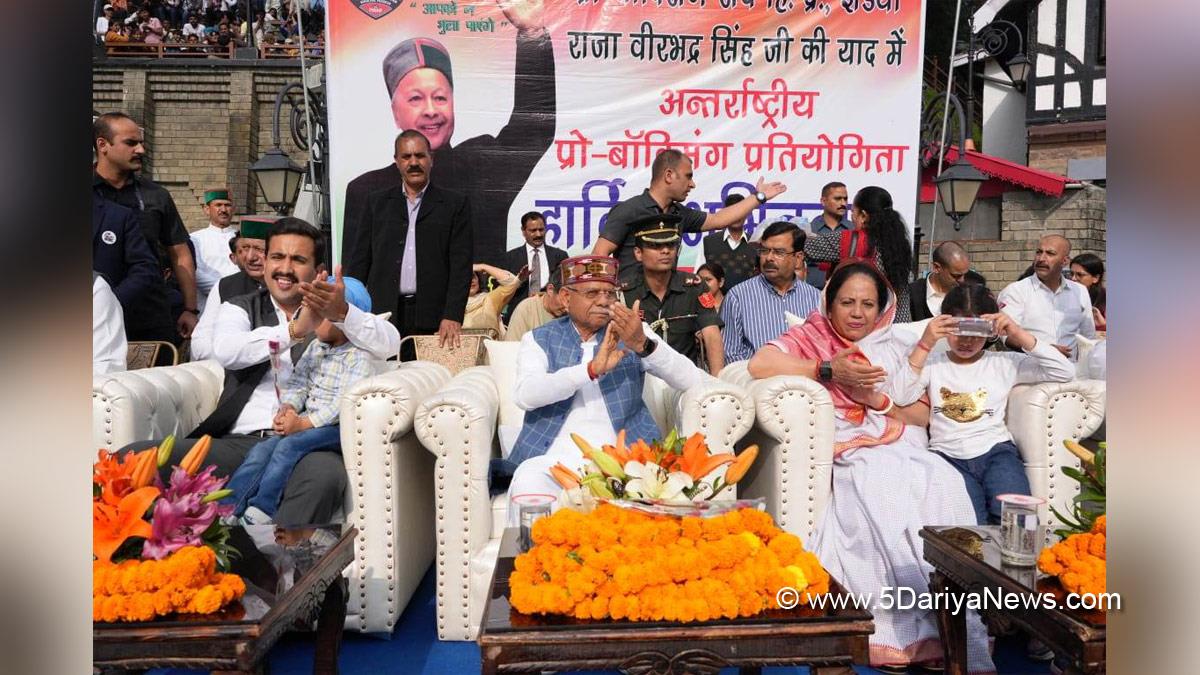 Shiv Pratap Shukla, Himachal Pradesh, Himachal, Bharatiya Janata Party, BJP, BJP Himachal, Shimla, Raj Bhawan, Vikramaditya Singh, Himachal Pradesh, Himachal, Congress, Indian National Congress, Himachal Congress, Shimla, Pratibha Singh