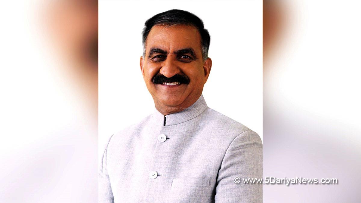 Sukhvinder Singh Sukhu, Himachal Pradesh, Himachal, Congress, Indian National Congress, Himachal Congress, Shimla, Chief Minister of Himachal Pradesh
