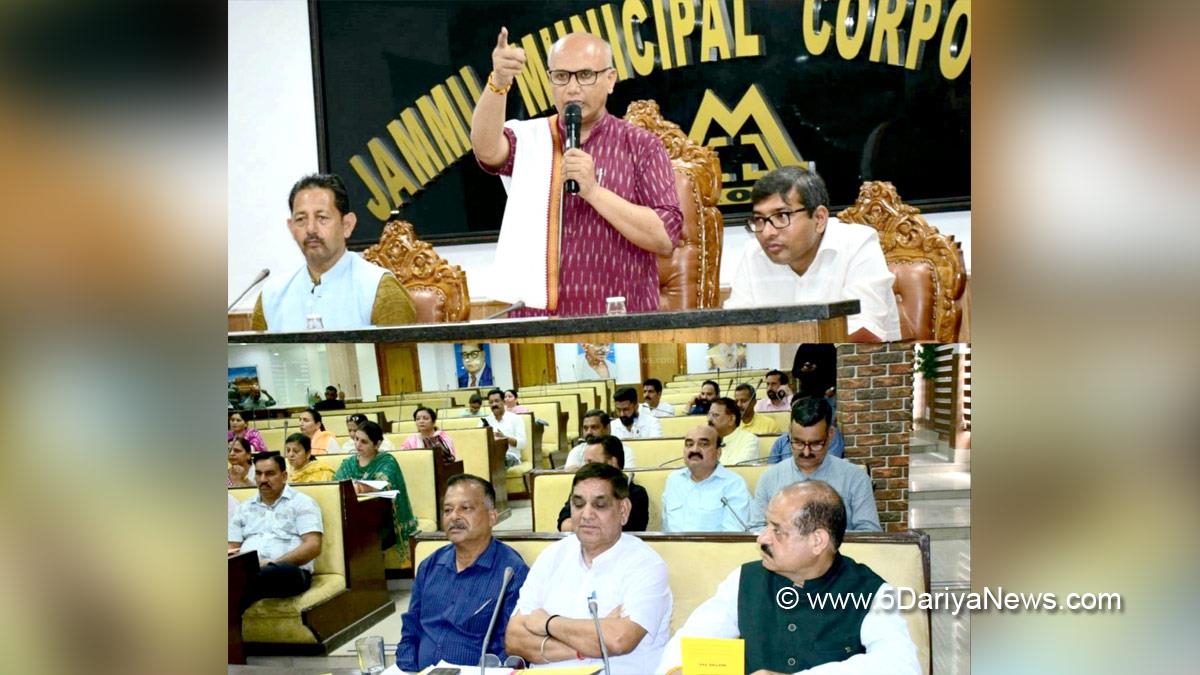 Jammu Municipal Corporation, Jammu, Kashmir, Jammu And Kashmir, Jammu & Kashmir, District Administration Jammu, Baldev Billawaria, Rajinder Sharma