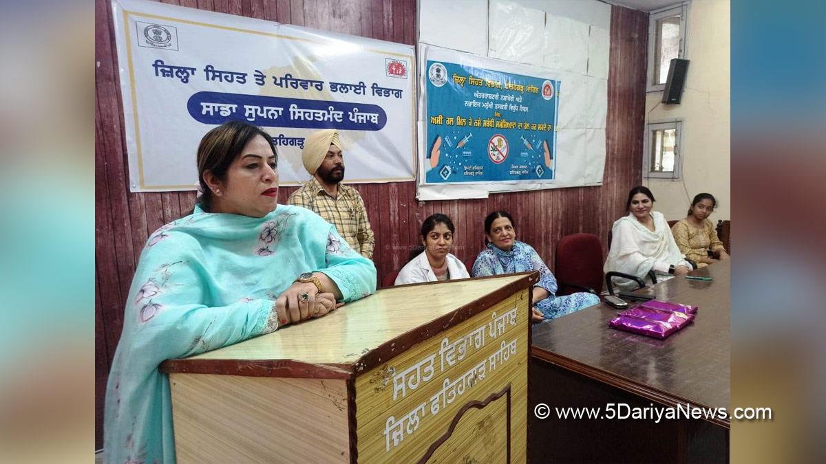 Health, Dr. Davinderjit Kaur, Civil Surgeon Fatehgarh sahib, Fatehgarh Sahib