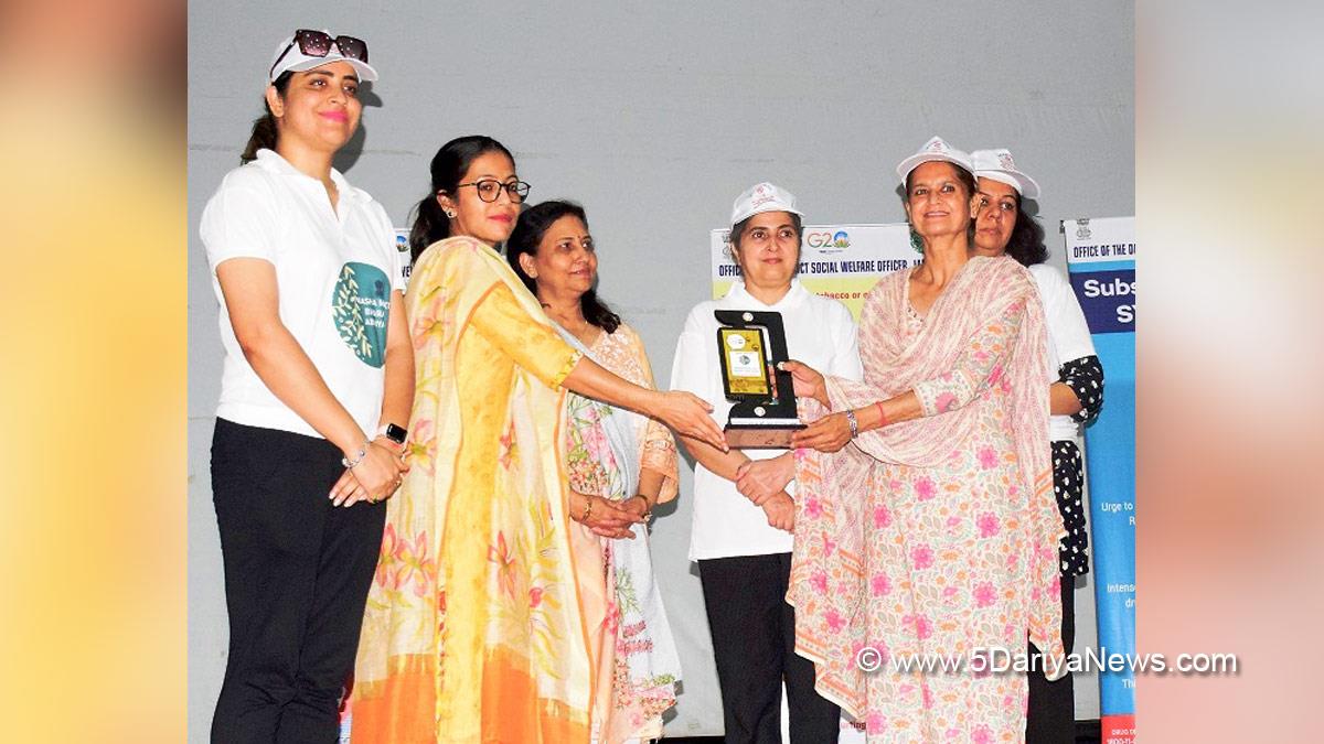 Jammu, Avny Lavasa, Deputy Commissioner Jammu, Kashmir, Jammu And Kashmir, Jammu & Kashmir, District Administration Jammu, International Day against Drug Abuse, International Day against Drug Abuse and Illicit Trafficking, Anti Drug Mission, Nasha Mukht Abhiyan