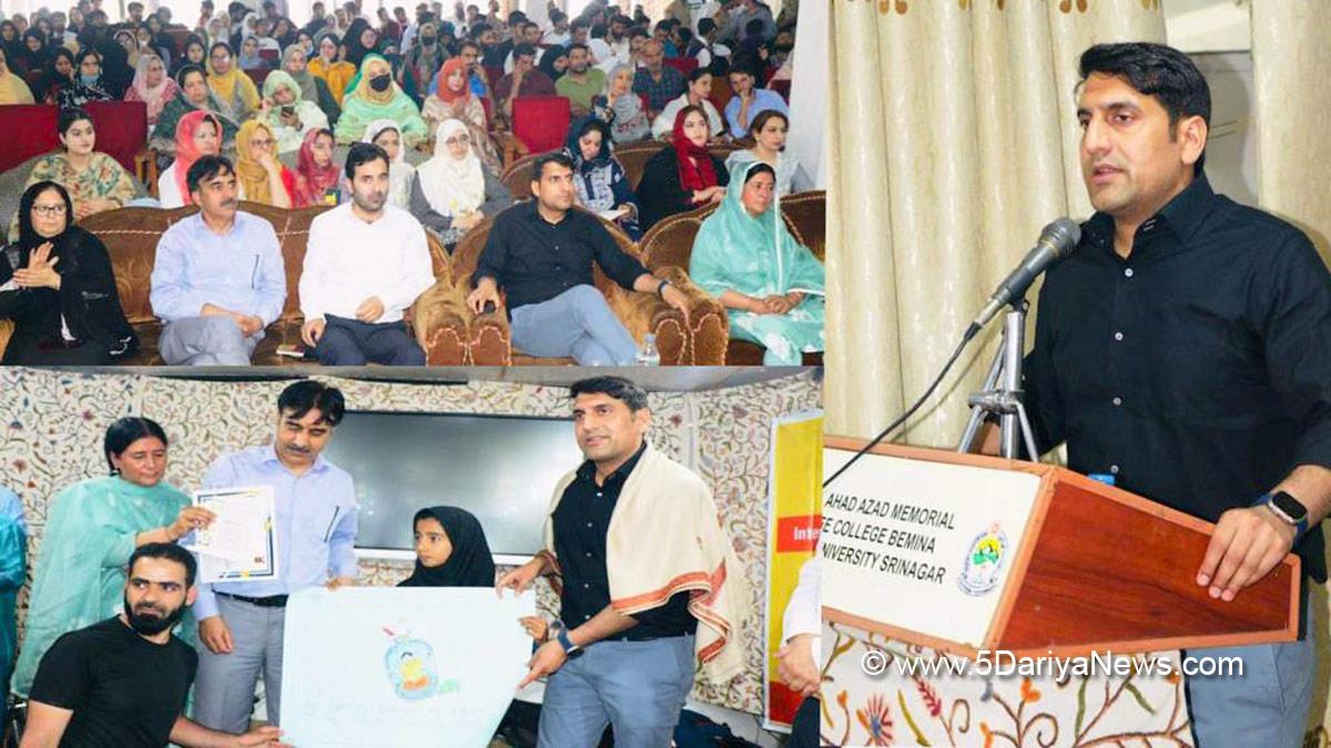 Srinagar, Deputy Commissioner Srinagar, Mohammad Aijaz Asad, Jammu, Kashmir, Jammu And Kashmir, Jammu & Kashmir, District Administration Srinagar, International Day against Drug Abuse, International Day against Drug Abuse and Illicit Trafficking, Anti Drug Mission, Nasha Mukht Abhiyan