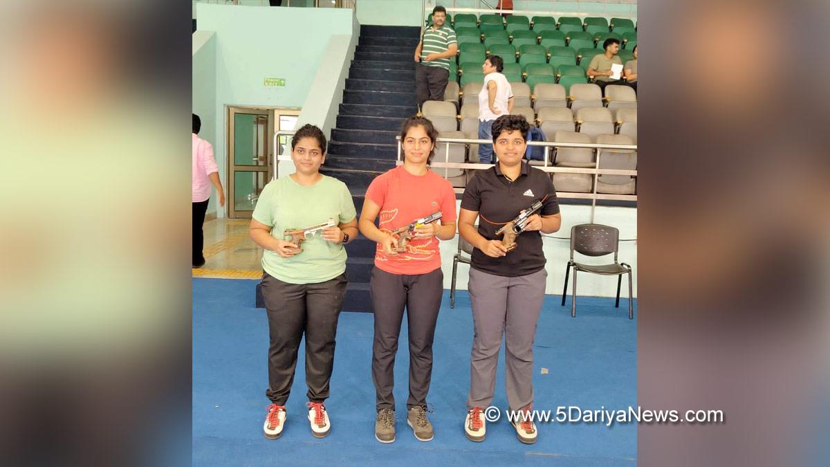 Sports News, Rifle Pistol Trials, Manu Bhaker, Shriyanka Sadangi, Goldie Gujjar
