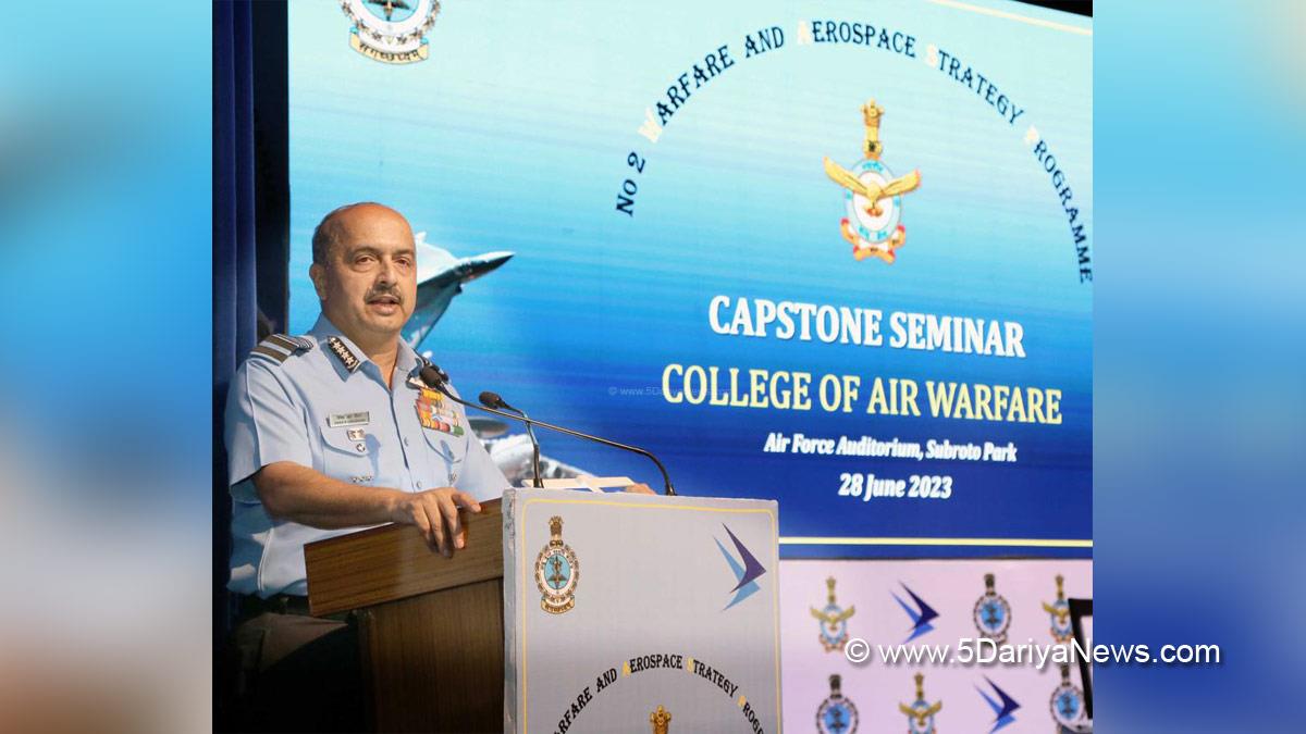 Military, Indian Air Force,  Air Chief Marshal,  V.R. Chaudhari, Air Force Day, Chief of Air Staff, Warfare and Aerospace Strategy Program, WASP