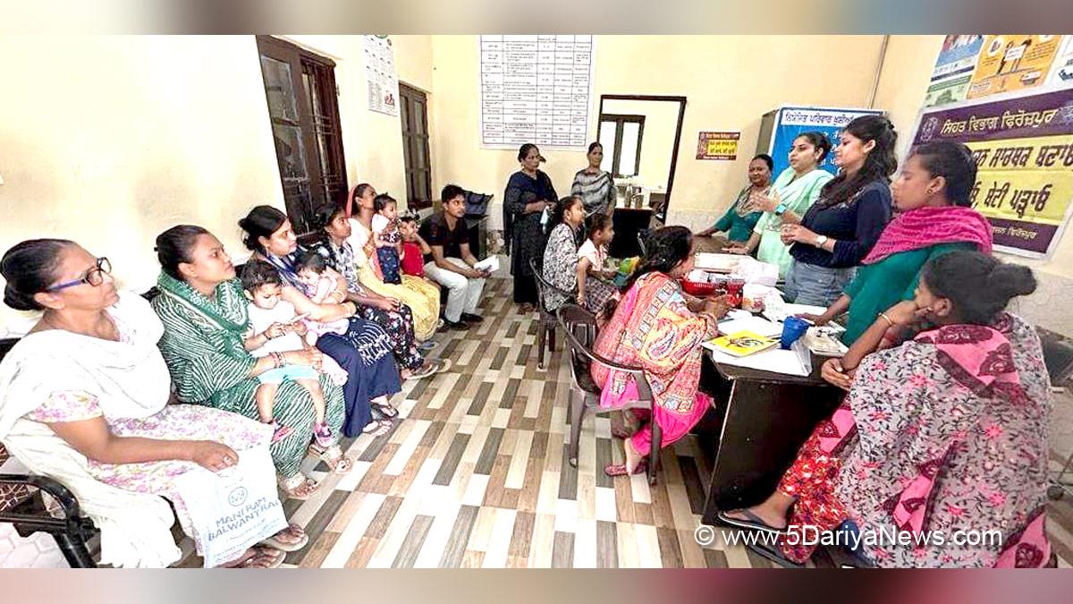 Health Department Ferozepur, Civil Surgeon Rajinderpal, World Population Day, Firozpur