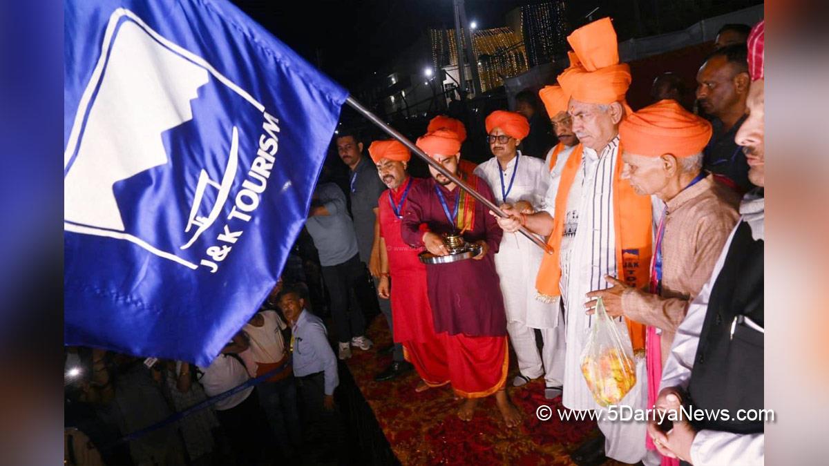 Manoj Sinha, Lieutenant Governor J&K, Raj Bhavan, Jammu, Srinagar, Kashmir, Jammu And Kashmir, Jammu & Kashmir, Shri Amarnath Ji Yatra, Shri Amarnathji Yatra 2023, Amarnathji Yatra, Amarnathji Yatra 2023, Shri Amarnath Ji Pilgrimage, Shri Amarnathji Shrine Board, SASB,SANJY-2023