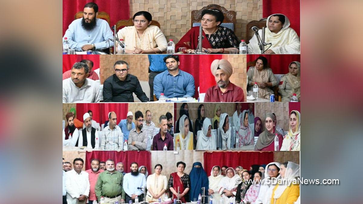 Kupwara, Deputy Commissioner Kupwara, Ayushi Sudan, Kashmir, Jammu And Kashmir, Jammu & Kashmir, District Administration Kupwara, National Commission for Women, NCW, Rekha Sharma, Gulzar Ahmad Rather