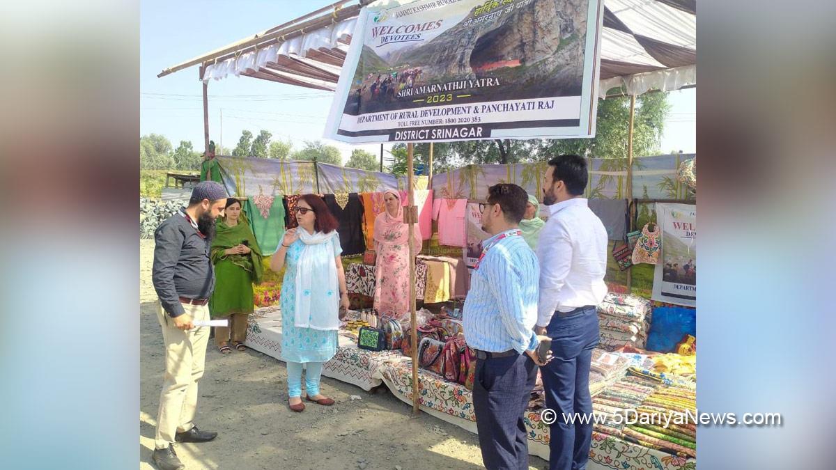 Indu Kanwal Chib, Jammu Kashmir Rural Livelihoods Mission, JKRLM, Kashmir, Jammu And Kashmir, Jammu & Kashmir, Shri Amarnath Ji Yatra, Shri Amarnathji Yatra 2023, Amarnathji Yatra, Amarnathji Yatra 2023, Shri Amarnath Ji Pilgrimage, Shri Amarnathji Shrine Board, SASB, SANJY-2023