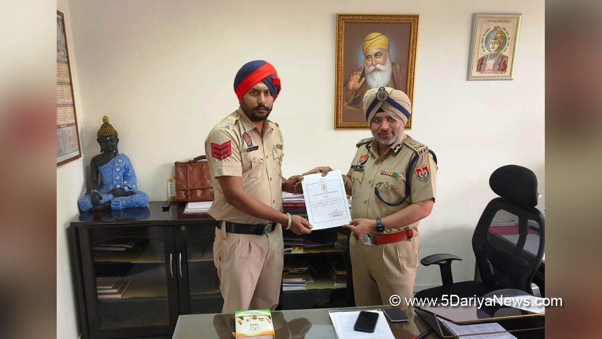 Punjab Police, Police, HC Palwinder Singh,Amardeep Singh Rai, Head Constable Palwinder Singh