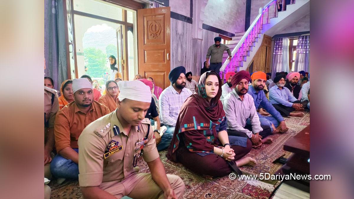 Baramulla, DDC Baramulla, Deputy Commissioner Baramulla, Dr. Syed Sehrish Asgar, Kashmir, Jammu And Kashmir, Jammu & Kashmir, District Administration Baramulla, Gurduwara Chattipadshai, Shri Guru Hargobind SahibJi Maharaj, Prakash Utsav, 2023