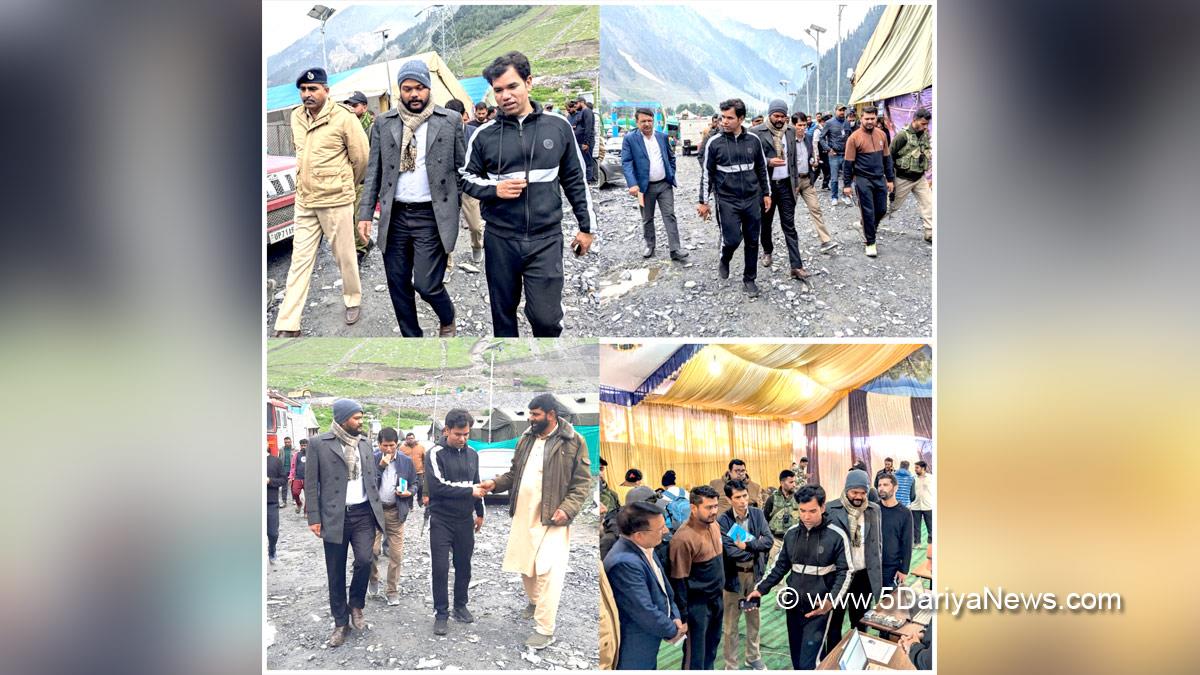 Vijay Kumar Bidhuri, Commissioner Secretary Revenue, Kashmir, Jammu And Kashmir, Jammu & Kashmir, Shri Amarnath Ji Yatra, Shri Amarnathji Yatra 2023, Amarnathji Yatra, Amarnathji Yatra 2023, Shri Amarnath Ji Pilgrimage, Shri Amarnathji Shrine Board, SASB, SANJY-2023