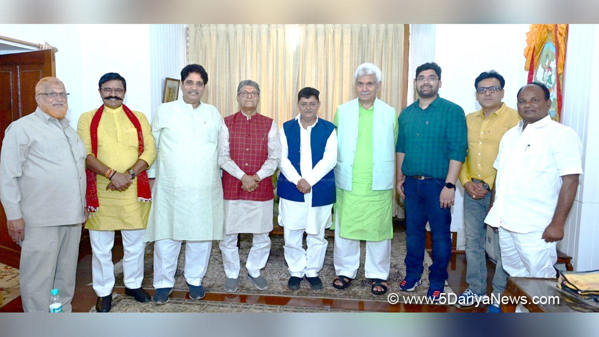 Manoj Sinha, Lieutenant Governor J&K, Raj Bhavan, Jammu, Srinagar, Kashmir, Jammu And Kashmir, Jammu & Kashmir